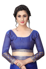 Heavy Look Cotton Silk Chex Saree