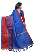 Designers Women's Cotton Silk Fancy Saree With Blouse & Zalar