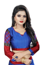 Designers Women's Cotton Silk Fancy Saree With Blouse & Zalar