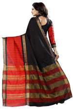 Women's New Designer Cotoon Silk Saree