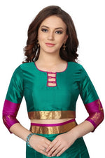 Traditional Look cotton Silk Saree
