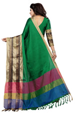 Cotton Silk Green Saree