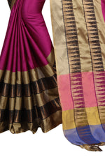 Cotton Silk Pink Saree