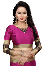 Cotton Silk Pink Saree