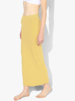 Yellow Lycra Blend  Shaper Petticoats