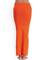 Orange Lycra Blend  Shaper Petticoats
