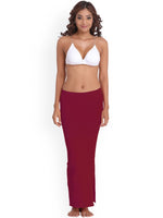 Maroon Lycra Blend  Shaper Petticoats