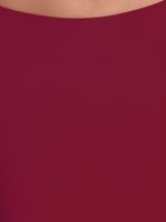 Maroon Lycra Blend  Shaper Petticoats