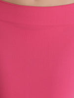 Pink Lycra Blend  Shaper Petticoats