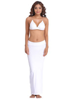 White Lycra Blend  Shaper Petticoats