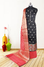 Women's Festive Wear Banarasi Silk Dress Material With Banarasi Dupatta