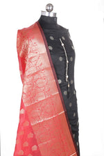 Women's Festive Wear Banarasi Silk Dress Material With Banarasi Dupatta
