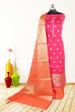 Women's Festive Wear Banarasi Silk Dress Material With Banarasi Dupatta