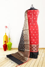 Women's Festive Wear Banarasi Silk Dress Material With Banarasi Dupatta