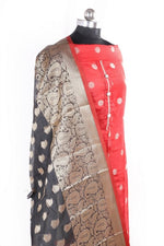 Women's Festive Wear Banarasi Silk Dress Material With Banarasi Dupatta