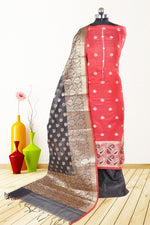 Women's Festive Wear Banarasi Silk Dress Material With Banarasi Dupatta