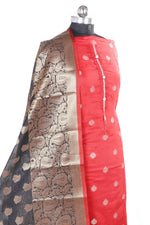 Women's Festive Wear Banarasi Silk Dress Material With Banarasi Dupatta
