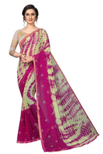Womens Festive Design Shiffone Silk Printed Saree With Blouse