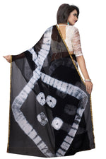 Womens Festive Design Shiffone Silk Printed Saree With Blouse