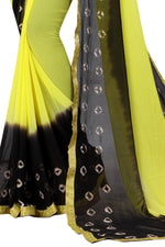 Womens Festive Design Shiffone Silk Printed Saree With Blouse