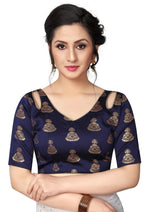 Womens Festive Design Shiffone Silk Printed Saree With Blouse