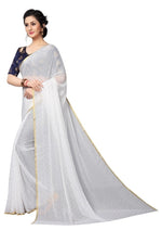 Womens Festive Design Shiffone Silk Printed Saree With Blouse