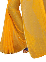 Womens Festive Design Shiffone Silk Printed Saree With Blouse
