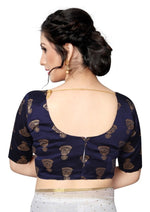 Womens Festive Design Shiffone Silk Printed Saree With Blouse