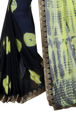 Womens Festive Design Shiffone Silk Printed Saree With Blouse