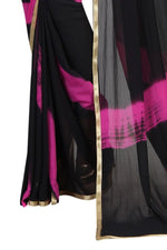 Womens Festive Design Shiffone Silk Printed Saree With Blouse