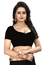 Womens Festive Design Shiffone Silk Printed Saree With Blouse