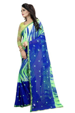 Womens Festive Design Shiffone Silk Printed Saree With Blouse