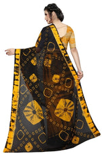 Womens Festive Design Shiffone Silk Printed Saree With Blouse