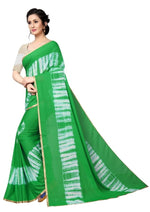 Womens Festive Design Shiffone Silk Printed Saree With Blouse