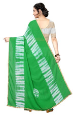 Womens Festive Design Shiffone Silk Printed Saree With Blouse
