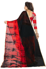 Womens Festive Design Shiffone Silk Printed Saree With Blouse