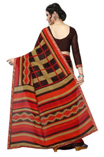 Women's Georgett Silk Printed Saree With Blouse