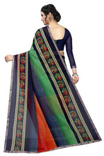 Women's Georgett Silk Printed Saree With Blouse