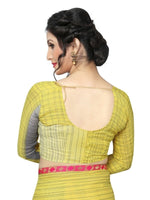 Women's Georgett Silk Printed Saree With Blouse
