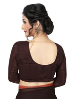 Women's Georgett Silk Printed Saree With Blouse