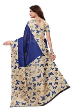 Women's Khadi Kalamkari Printed Saree With Blouse