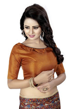 Womens Khadi Kalamkari Checks Saree With Blouse
