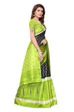 Womens Khadi Kalamkari Printed Saree With Blouse