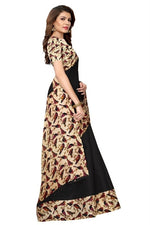Womens Khadi Kalamkari Printed Saree With Blouse