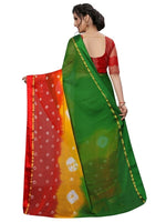 Womens Festive Design Shiffone Silk Printed Saree With Blouse