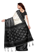 Women's Khadi Kalamkari Printed Saree With Blouse