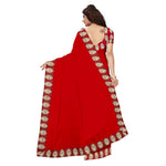 Chanderi Cotton Kalamkari  Bordered Saree With Kalamkari Blouse