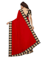 Chanderi Cotton Kalamkari  Bordered Saree With Kalamkari Blouse