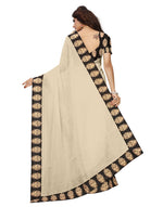 Chanderi Cotton Kalamkari  Bordered White Saree With Kalamkari Blouse