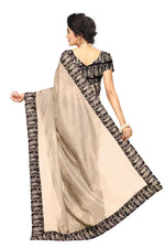 Chanderi Cotton Kalamkari  Bordered White Saree With Kalamkari Blouse